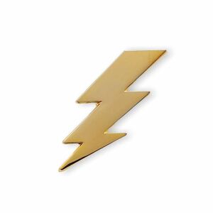 【送料無料】稲妻 ライトニング Lightning (G) ピンバッジ Thunder サンダー ライダース