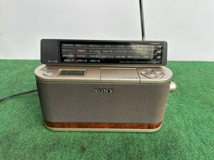 【動作品】SONY ソニー　ラジオ　ICF-A100V　TV/FM/AM 3 BANDS RADIO　送料520円