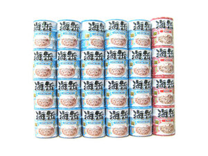 アイシア　海缶ミニ　しらす多め　60g×3×各6本ずつの合計24本(1ケース)セット　【期限2024.10以降】
