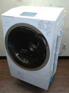 TOSHIBA 東芝 2019 12kgドラム式 TW-127X7L 洗濯乾燥機 動作確認済み美品
