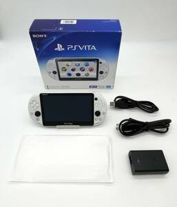 PlayStation Vita Wi-Fiモデル グレイシャー・ホワイト(PCH-2000ZA22)【極美品】
