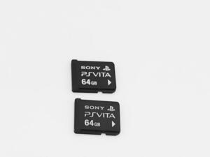 匿名配送　　SONY PS Vita メモリーカード　64GB 2枚セット　B