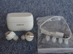 Jabra Bluetooth ワイヤレスイヤホン Elite 85t ゴールドベージュ (中古使用)
