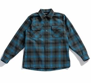 Subculture sc WOOL CHECK SHIRTサブカルチャー 新品　未使用　サイズ1 ウールシャツ　ネルシャツ オンブレ チェックシャツ 