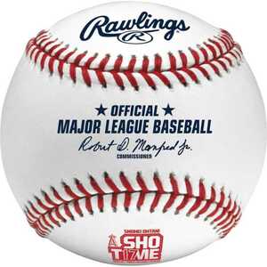 ローリングス 大谷翔平 MLBアメリカンリーグMVP記念ボール オーセンティック(キューブ入り) #ROMLBSOMVP RAWLINGS