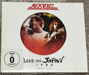 2CD+DVD 最安　アルカトラス　/　LIVE　IN　JAPAN　1984 COMPLETE EDITION　ALCATRAZZ