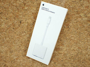 【新品 未開封】Apple 純正 Lightning - USB 3カメラアダプタ MK0W2AM/A《全国一律送料370円》(MHA530-3)