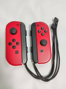 送料無料 動作確認済み 任天堂 スイッチ Nintendo Switch 純正 ジョイコン レッド ストラップ 中古