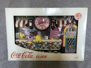 ☆未使用☆ CocaCola コカコーラ COLA コーラ ヴィンテージ 壁掛け 時計 clock アメリカン ダイナー DINER ガレージ サイン ネオン 等