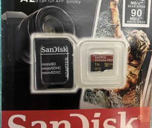 1円スタート　新品格安！microSDXC 1TB(1000GB) SanDisk SDカード Extreme Pro A2対応 JNHオリジナルSDアダプ付 [並行輸入品]！