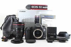 【美品】ニコン Canon EOS 5D Mark III EF24mm-105mm F4L IS USM レンズキット《付属品多数 元箱付》 #14AU712K1028707JL31