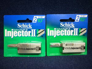 新品　送料無料　シック　インジェクターⅡ　2枚刃替刃　10枚入　2個セット　品番 ST-10　Schick　InjectorⅡ 