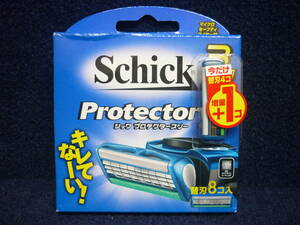 新品　送料無料　おまけ1コ付き　シック　プロテクタースリー　替刃8コ入　Protector Ⅲ　品番 PRTI-8　Schick