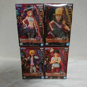 ★4箱セット★ ワンピース ナミ ルフィ サンジ ウソップ フィギュア ONE PIECE FILM RED』 DXF~THE GRANDLINE LADY MEN ~ フィルムレッド
