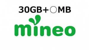 パケットギフト 30GB+30MB (9999MBx3+30MB) mineo (マイネオ) 即決