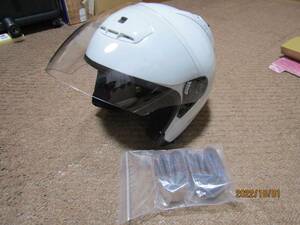  NEO-RIDERS　ジェットヘルメット SY-5　パールホワイト　Lサイズ　未使用品　送料無料