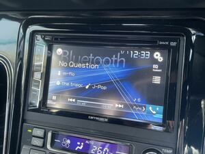 カロッツェリア carrozzeria FH-7100DVD Bluetooth iPod USB 2DIN オーディオ ナビ 動作確認済み 美品
