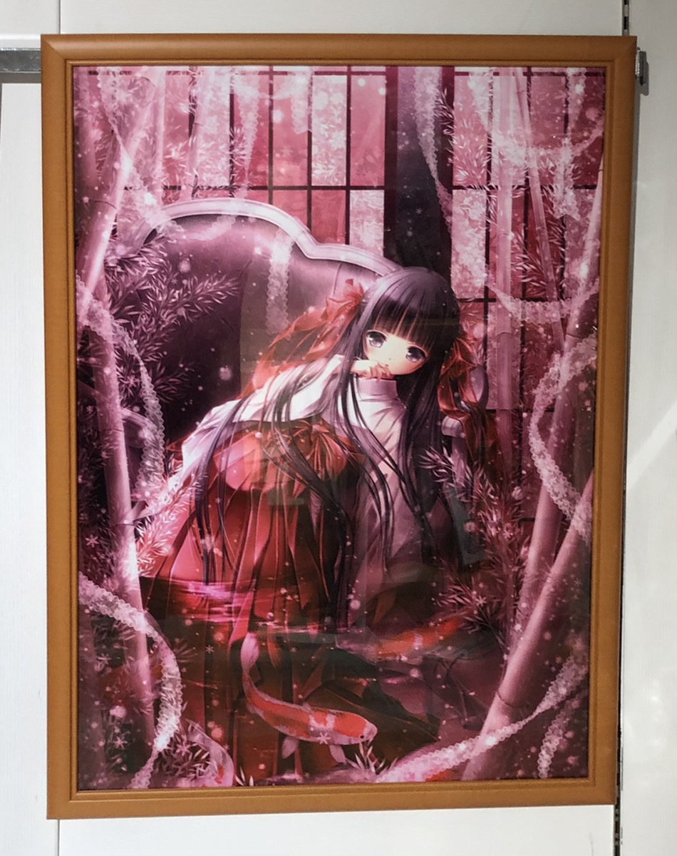 ピロ水 複製原画 「夏影　なつかげ」(絵師100人展10) ピロ水 複製原画 「夏影なつかげ」(絵師100人展10)