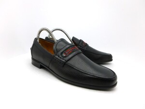 ◆本物保証◆グッチ◆GUCCI◆メンズ/ビット/ビジネス/ローファー/モカシン/レザー/シューズ/革/靴/黒/26.5~27㎝★☆新品同様(着用1回)☆★