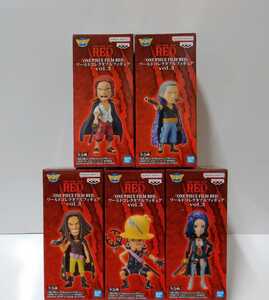 送料350円〜 ONE PIECE FILM RED WCF vol.3 全5種セット 劇場版 ワンピース フィルム レッド ワールドコレクタブルフィギュア ワーコレ
