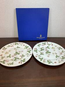新品未使用品/ウェッジウッド/wedgwood/ワイルドストロベリー/大皿/2枚セット/27cmプレート/0930e1