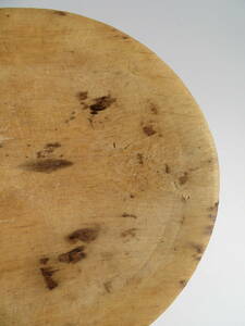 18世紀～19世紀頃　スウェーデン　乾いた古い木皿　コンポート皿　SWEDEN　アンティーク　民芸