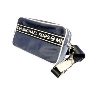 【MICHAEL KORS】マイケルコース　人気　美品　ロゴ入りナイロンショルダーバッグ　ポーチ　クロスショルダー