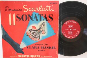 LP Domenico Scarlatti, Clara Haskil 11 Sonatas WL5072 WESTMINSTER Japan /00260