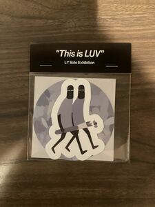 LY solo exhibition ステッカー　セット　This is Luv