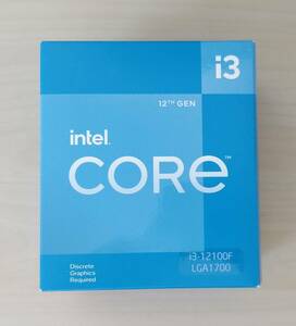 【ほぼ新品】Intel Core i3 12100F ★使用時間6時間★