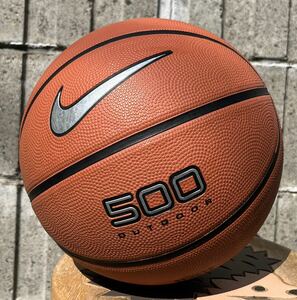 ◇ナイキ バスケットボール JABBA 認定 6号 球 NIKE 500 OUTDOOR 少年 女子 バスケ 公式 中古