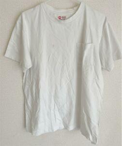 RED KAP レッドキャップ 半袖 Tシャツ 白 Uネック メンズ カットソー メンズ 古着 ブランド Lサイズ