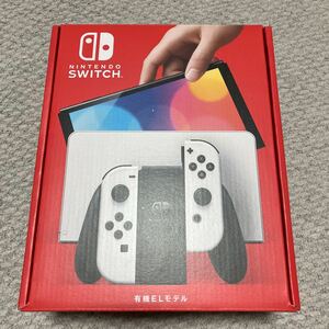 【Nintendo Switch 有機ELモデル Joy-Con(L)/(R) ホワイト　未使用品】