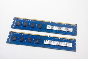 SKhynix 8GB PC3-12800 DDR3-1600MHz HMT41GU6BFR8C-PB　8GB×2枚 計16GB　動作品
