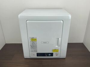 BIC6 HITACHI 日立 4.0kg 衣類乾燥機 DE-N40WX ピュアホワイト 2019年製 4kg 家庭用 電気乾燥機 ふんわりガード 動作確認済み