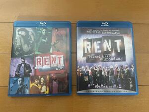 【Blu-ray】映画「RENT/レント」＋ミュージカル「レント ライヴ・オン・ブロードウェイ」セット