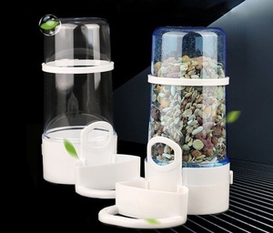 【便利】餌箱 水 供給 プラスチック 自動 オウム ケージ 