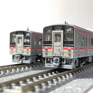 鉄道コレクション 121系 加工品 JR四国 7200系 前面手すり別体化 動力化済み
