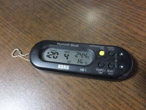 KORG Humidi-Beat HB-1　温度・湿度計付きポータブル・メトロノーム 　新品ボタン電池付