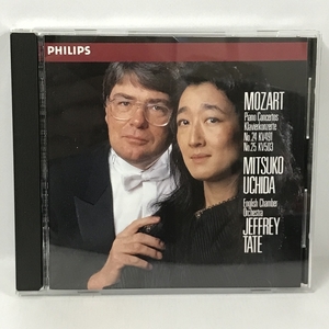 CD モーツァルト:ピアノ協奏曲第24番、25番 内田光子 日本フォノグラム