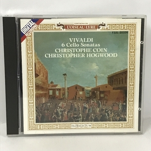 CD ヴィヴァルディ:6つのチェロ・ソナタ コワン、ホグウッド ポップス ポリドール