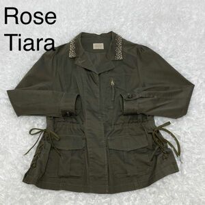 ROSE Tiara ローズティアラ　ミリタリー　ジャケット　46 大きめ