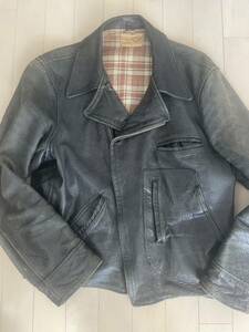 1930s-1940s ヴィンテージ スポーツジャケット　スペシャル古着 RRL好きに　ダブル　ライダースジャケット　た