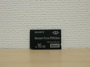 SONY　メモリースティック PRO Duo 16GB　初期化済み　送料84円