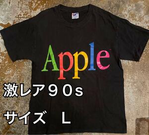 90s Apple アップル Tシャツ Lサイズ 企業物 ヴィンテージ　バンドT 　ムービーT vintage トラヴィス スコット 野村訓市 那須川天心