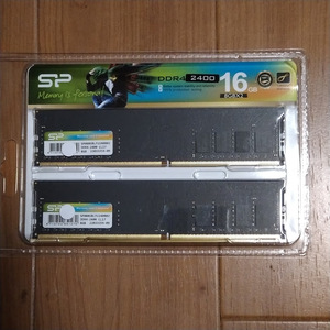 新品未開封 シリコンパワー デスクトップPC用メモリ DDR4-2400(PC4-19200) 8GB×2枚