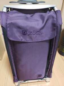 ZUCA キャリーバッグ パープル 紫 キャリーケース 旅行バッグ 服収納 椅子 おしゃれ