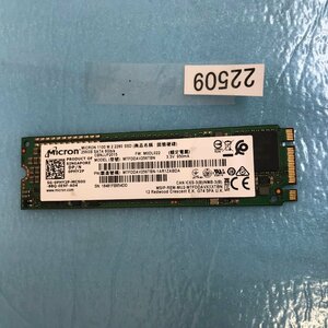 M.2 SSD 256GB MICRON MTFDDAV256TBN M.2 NGFF 2280 SATA SSD256GB 中古 使用時間9時間 動作確認済み