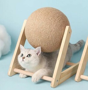 LX366☆猫用スクラッチボール★猫に喜びをもたらし、家具を引っかき傷から保護し、猫の自然な引っかき本能を満たします★