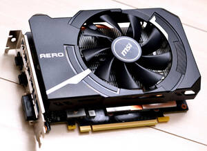 迅速発送 GeForce GTX 1660 SUPER AERO ITX OC 美品 メーカー保証期間あり msi 1660S　⑥